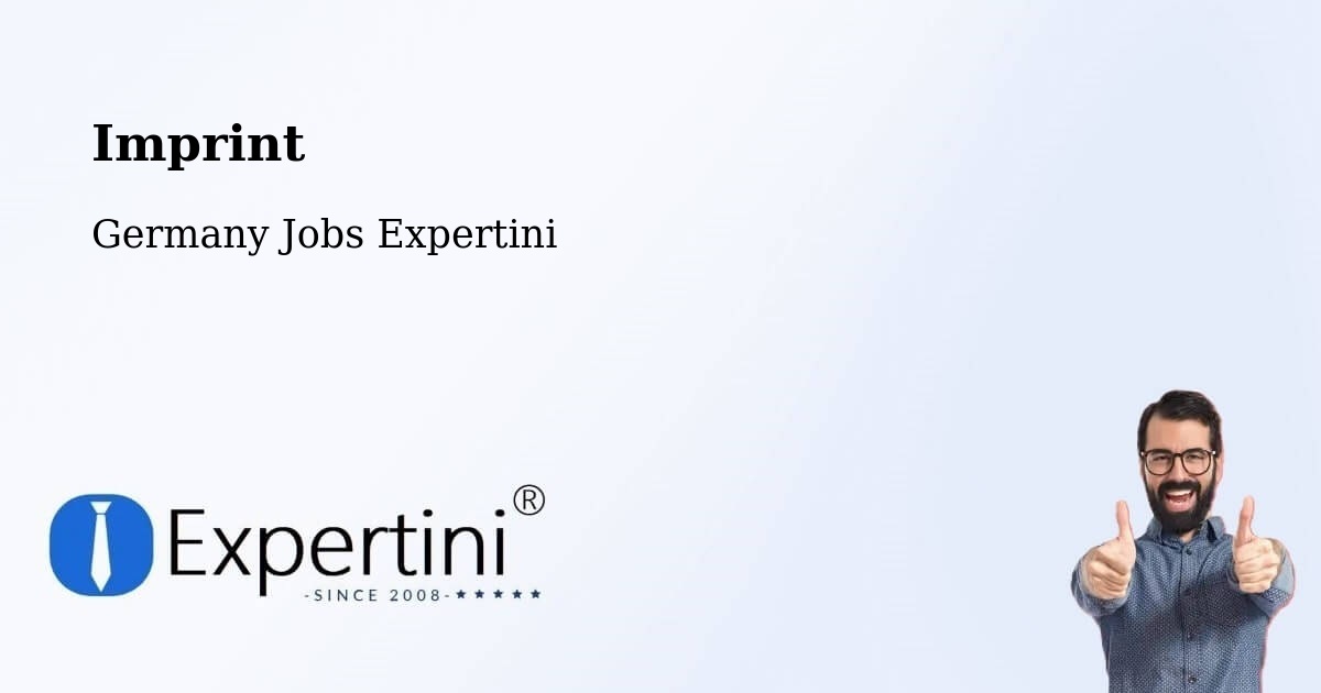 Imprint – Kitzingen - Germany Jobs Expertini